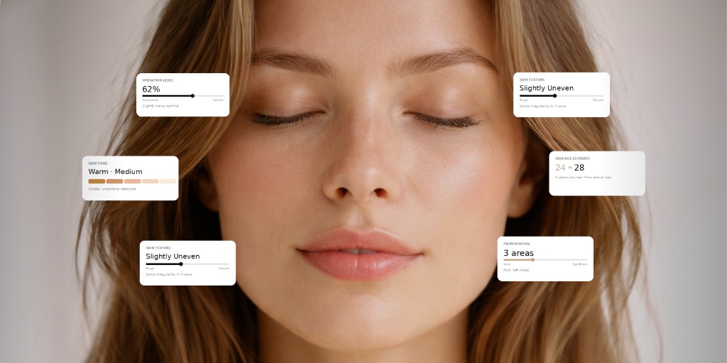 Skin analysis preview desktop